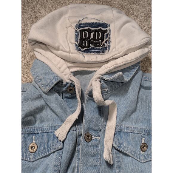 Haikyuu!! Karasuno Denim Jacket Hoodies Coat Sweatshirts Jean Light Wash Distre - Picture 3 of 6